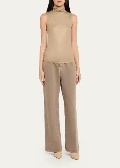 MAJESTIC FILATURES Soft Touch Shimmer Turtleneck Tank | Thumbnail 2 MAJESTIC FILATURES Soft Touch Shimmer Turtleneck Tank | Thumbnail 2