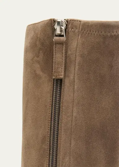 Manolo Blahnik 70mm Pitana Suede Knee-High Boots | Thumbnail 3 Manolo Blahnik 70mm Pitana Suede Knee-High Boots | Thumbnail 3