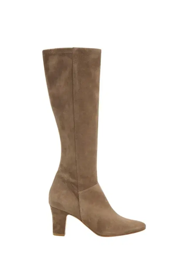 Manolo Blahnik 70mm Pitana Suede Knee-High Boots