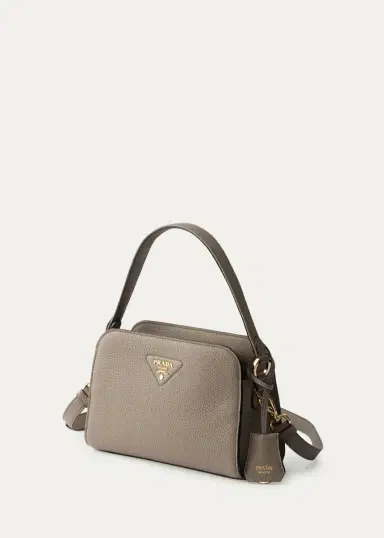 Prada Mini Leather Top-Handle Bag | Thumbnail 3 Prada Mini Leather Top-Handle Bag | Thumbnail 3