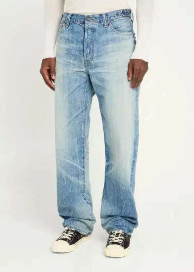 Master Craft Union Men's Straight-Leg Washed Denim Jeans | Thumbnail 4 Master Craft Union Men's Straight-Leg Washed Denim Jeans | Thumbnail 4