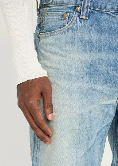 Master Craft Union Men's Straight-Leg Washed Denim Jeans | Thumbnail 5 Master Craft Union Men's Straight-Leg Washed Denim Jeans | Thumbnail 5