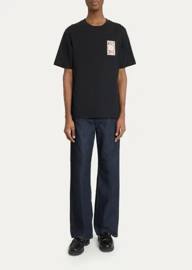Casablanca Men's Graphic Cotton T-Shirt | Thumbnail 2