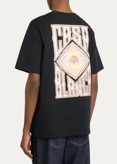 Casablanca Men's Graphic Cotton T-Shirt | Thumbnail 3
