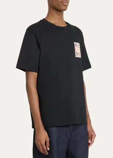 Casablanca Men's Graphic Cotton T-Shirt | Thumbnail 4