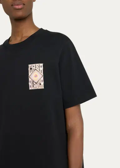 Casablanca Men's Graphic Cotton T-Shirt | Thumbnail 5