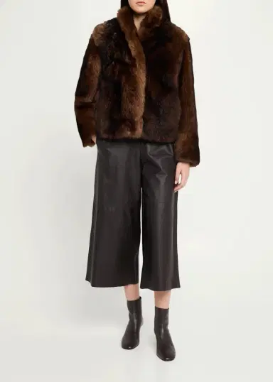 Yves Salomon Lamb Shearling Short Coat | Thumbnail 2