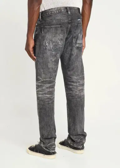 Master Craft Union Men's Straight-Leg Fade-Effect Cotton Jeans | Thumbnail 3 Master Craft Union Men's Straight-Leg Fade-Effect Cotton Jeans | Thumbnail 3