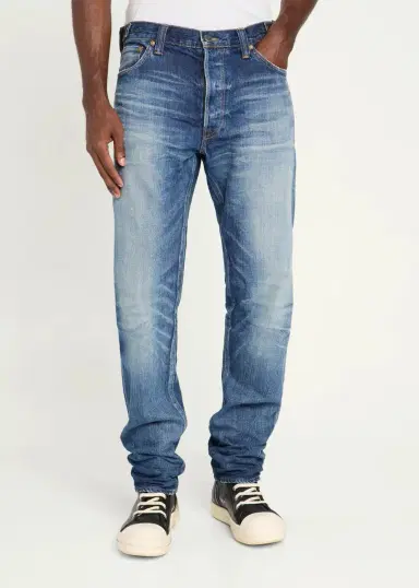 Master Craft Union Men's Straight-Leg Faded Denim Jeans | Thumbnail 4 Master Craft Union Men's Straight-Leg Faded Denim Jeans | Thumbnail 4