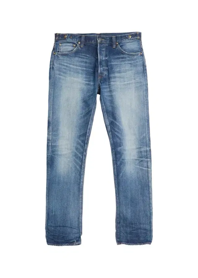 Master Craft Union Men's Straight-Leg Faded Denim Jeans