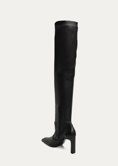 TOTEME Over-the-Knee Stretch Leather Boots | Thumbnail 2