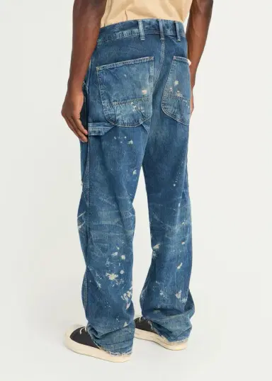 Master Craft Union Men's Distressed Cotton Carpenter Jeans | Thumbnail 3