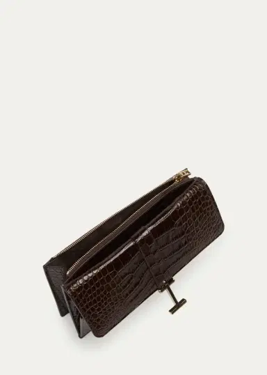TOM FORD Boutique Small Croc-Embossed Leather Clutch Bag | Thumbnail 4 TOM FORD Boutique Small Croc-Embossed Leather Clutch Bag | Thumbnail 4