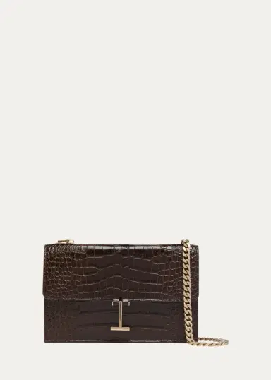 TOM FORD Boutique Small Croc-Embossed Leather Clutch Bag | Thumbnail 6 TOM FORD Boutique Small Croc-Embossed Leather Clutch Bag | Thumbnail 6