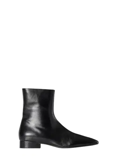 The Row Cindy Leather Ankle Boots | Thumbnail 1 The Row Cindy Leather Ankle Boots | Thumbnail 1