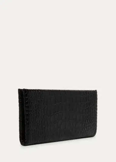 TOM FORD Boutique Arc Croc-Embossed Leather Clutch Bag | Thumbnail 3 TOM FORD Boutique Arc Croc-Embossed Leather Clutch Bag | Thumbnail 3