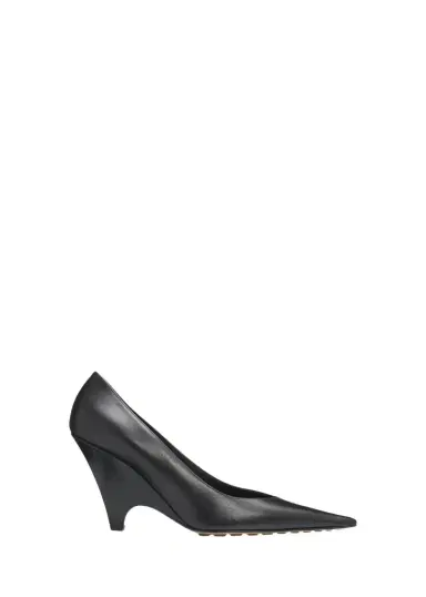 Bottega Veneta Scaletta 90MM Leather Wedge Pumps | Thumbnail 1 Bottega Veneta Scaletta 90MM Leather Wedge Pumps | Thumbnail 1