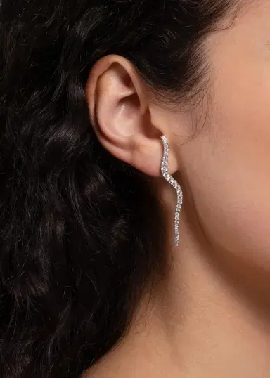 Marie Mas 18K Diamond Twinkle Earrings | Thumbnail 2 Marie Mas 18K Diamond Twinkle Earrings | Thumbnail 2