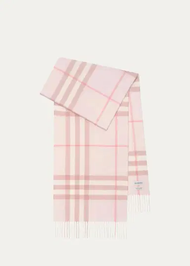 Burberry Check Cashmere Scarf | Thumbnail 2