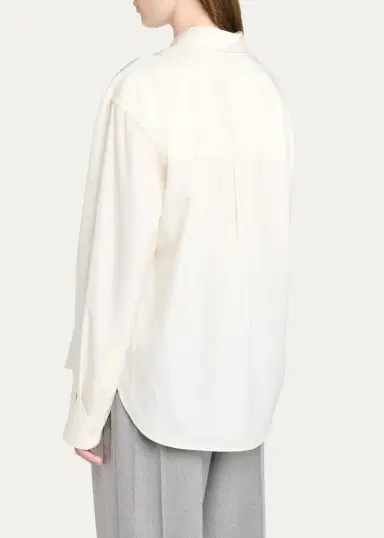 Bottega Veneta Silk Taffeta Button-Down Shirt | Thumbnail 3 Bottega Veneta Silk Taffeta Button-Down Shirt | Thumbnail 3