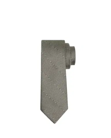 Giorgio Armani Geometric Line Silk Tie | Thumbnail 1 Giorgio Armani Geometric Line Silk Tie | Thumbnail 1