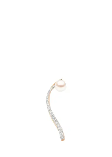 Marie Mas 18K Pearl Astral Earring, Single | Thumbnail 1