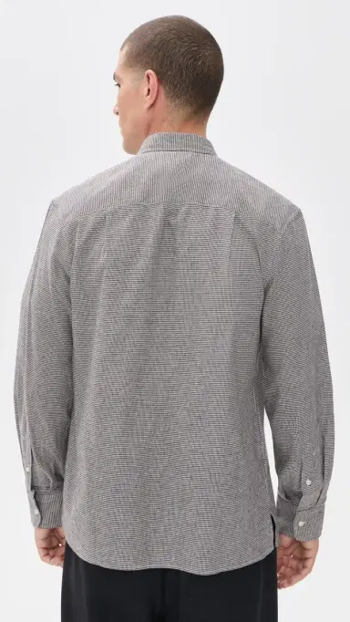 OFFICINE GÉNÉRALE Guido Brush Co Puppytooth Shirt | Thumbnail 3 OFFICINE GÉNÉRALE Guido Brush Co Puppytooth Shirt | Thumbnail 3