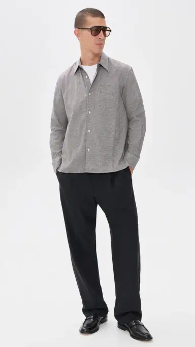 OFFICINE GÉNÉRALE Guido Brush Co Puppytooth Shirt | Thumbnail 5 OFFICINE GÉNÉRALE Guido Brush Co Puppytooth Shirt | Thumbnail 5
