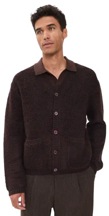 NN07 Terry Fleece Cardigan | Thumbnail 1