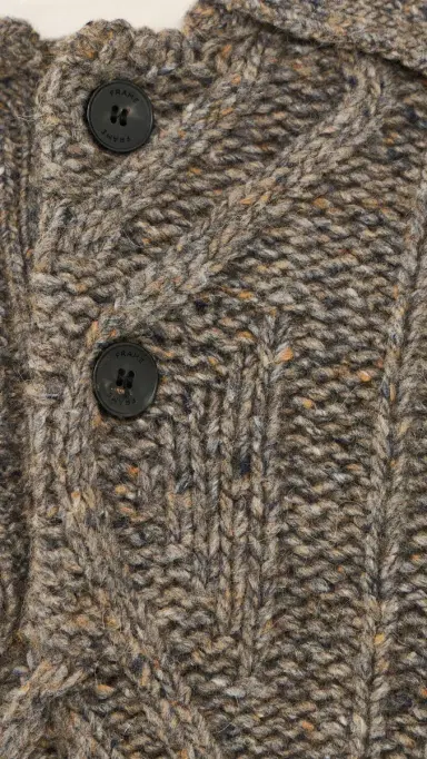 Frame Cable Polo Sweater | Thumbnail 6