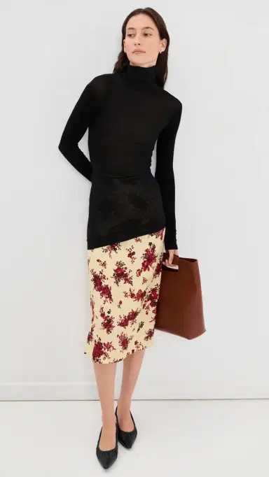 Jil Sander Long Sleeve Silk Top | Thumbnail 5 Jil Sander Long Sleeve Silk Top | Thumbnail 5