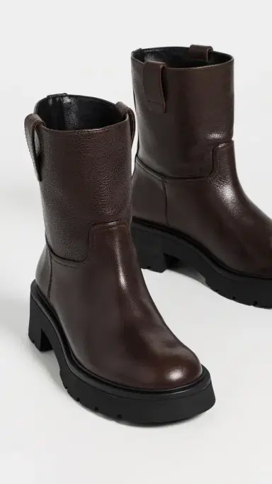 Stuart Weitzman Ren Leather Booties | Thumbnail 5 Stuart Weitzman Ren Leather Booties | Thumbnail 5