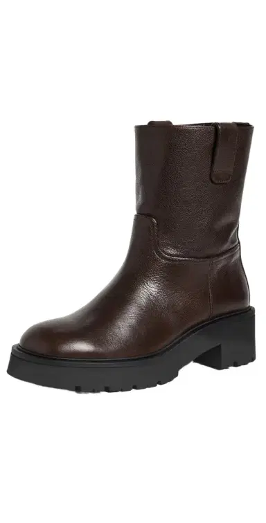 Stuart Weitzman Ren Leather Booties | Thumbnail 1 Stuart Weitzman Ren Leather Booties | Thumbnail 1