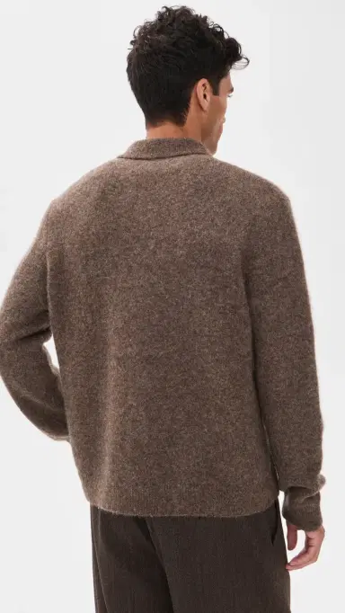 Wax London Tristan Fluffy Wool Button Cardigan | Thumbnail 3