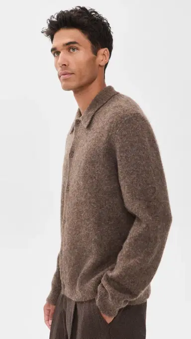 Wax London Tristan Fluffy Wool Button Cardigan | Thumbnail 4