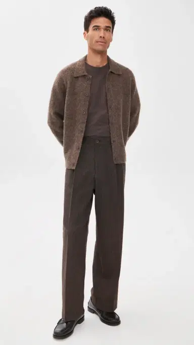 Wax London Tristan Fluffy Wool Button Cardigan | Thumbnail 5