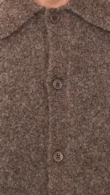 Wax London Tristan Fluffy Wool Button Cardigan | Thumbnail 6