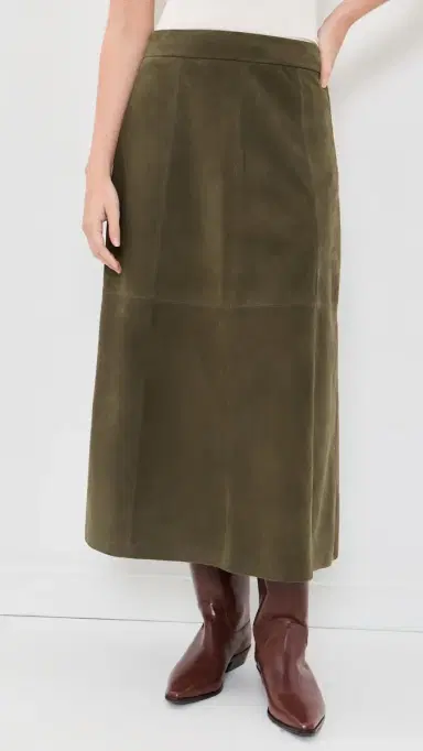 Jenni Kayne Suede Wolfe Skirt | Thumbnail 2