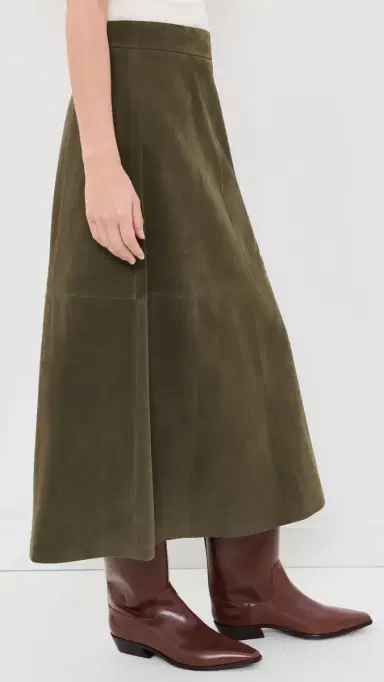 Jenni Kayne Suede Wolfe Skirt | Thumbnail 4