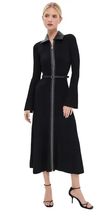 Simkhai Ismelle Collared Midi Dress | Thumbnail 1 Simkhai Ismelle Collared Midi Dress | Thumbnail 1
