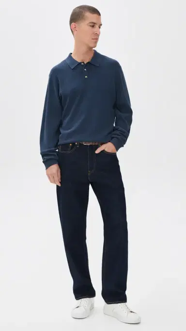 Fair Harbor Mariner Long Sleeve Polo Top | Thumbnail 5 Fair Harbor Mariner Long Sleeve Polo Top | Thumbnail 5