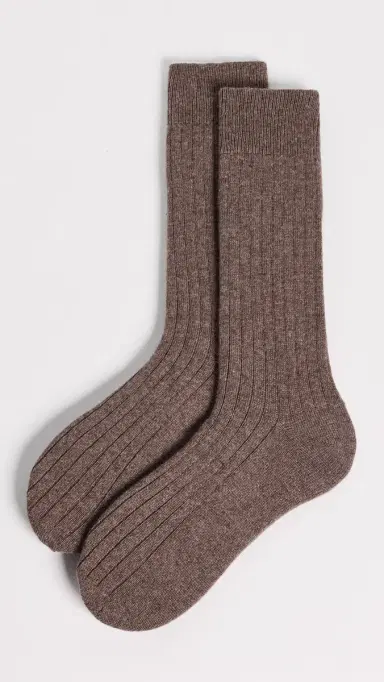 NN07 Wool Cashmere Ribbed Socks | Thumbnail 2
