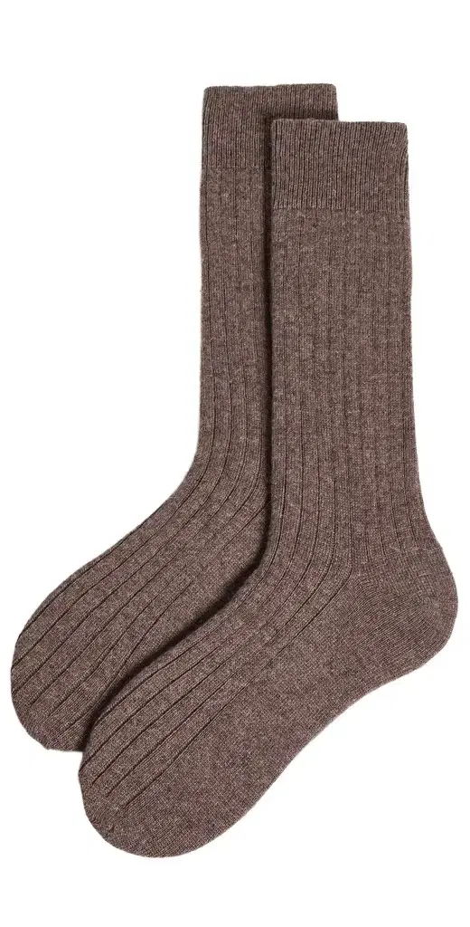 NN07 Wool Cashmere Ribbed Socks