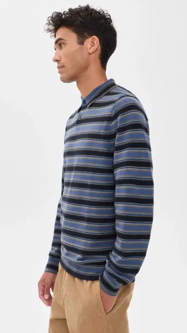 PS Paul Smith Long Sleeve Polo Sweater | Thumbnail 4 PS Paul Smith Long Sleeve Polo Sweater | Thumbnail 4
