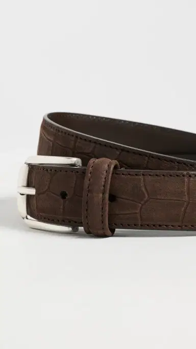 Anderson's Leather Croc Belt | Thumbnail 4 Anderson's Leather Croc Belt | Thumbnail 4