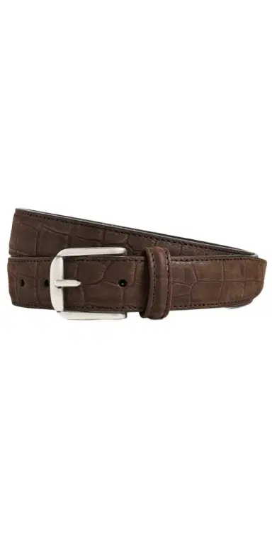 Anderson's Leather Croc Belt | Thumbnail 1 Anderson's Leather Croc Belt | Thumbnail 1