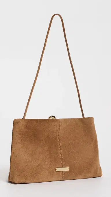 Loeffler Randall Corrine Gathered Multi Ring Suede Clutch | Thumbnail 4 Loeffler Randall Corrine Gathered Multi Ring Suede Clutch | Thumbnail 4