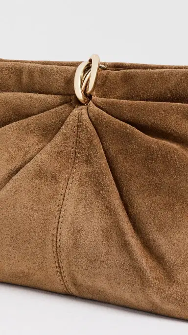 Loeffler Randall Corrine Gathered Multi Ring Suede Clutch | Thumbnail 5 Loeffler Randall Corrine Gathered Multi Ring Suede Clutch | Thumbnail 5