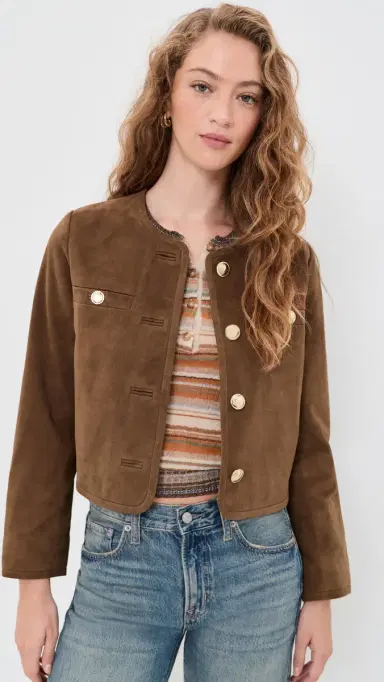 Ba&sh Mella Suede Jacket | Thumbnail 2 Ba&sh Mella Suede Jacket | Thumbnail 2