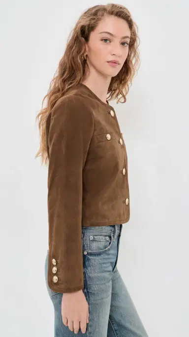 Ba&sh Mella Suede Jacket | Thumbnail 4 Ba&sh Mella Suede Jacket | Thumbnail 4